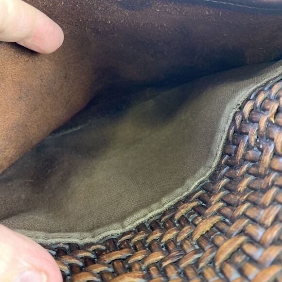 Brighton Dark Brown Crossbody Bag with Silver Detailing - Picture 6 of 15